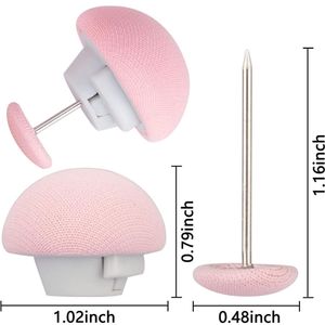 PACK OF 12 Mushroom Shape Bedsheet Clip Button Duv