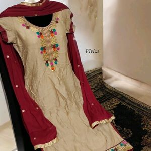 Kurta Pant Dupatta 3pc Set