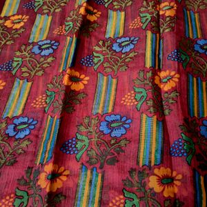 Chanderi Silk New Material 3.9 Metres