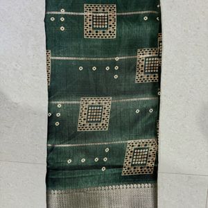 Casual Dola Silk Saree With Blouse Pic