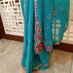 💙 Women Partywear Saree 💙