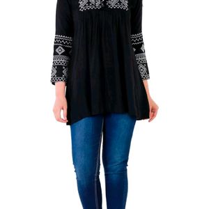 Short Kurti for Women | Embroidered