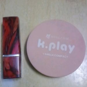 Kplay Compact With Cimeo Lipstick