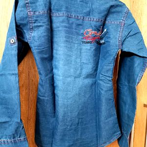 Denim Shirt For Boys Aged 6 To 9 Years