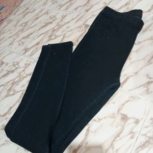 Black Jeggings Size:36 For Girls