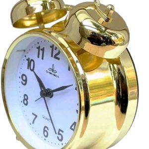 Golden Alarm Clock