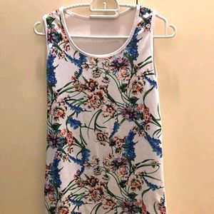 Sleeveless Floral Cool Top For Women!!!