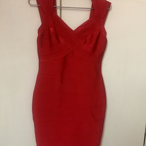 Red Bodycon Party Dress