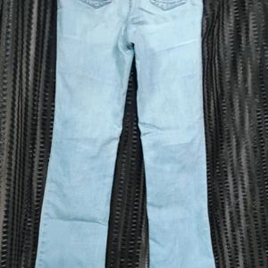 blue High Waist Jeans