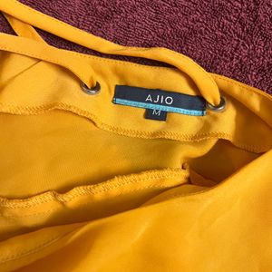 Ajio Mustard Yellow Top