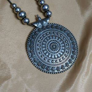 Oxidised Chain Pendant