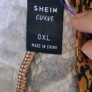 SHEIN cross  wrap top