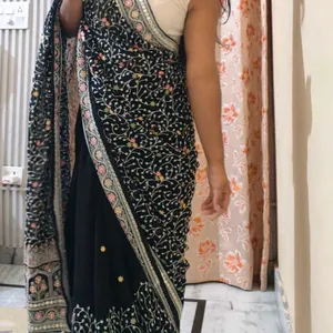 Heavy Embroidery Saree