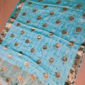 Georgette Silk Pure Gadwal Saree