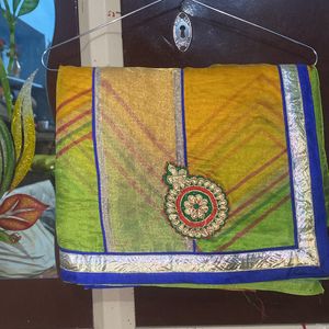 supernet saree new not used multicolor