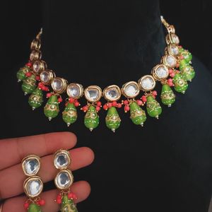 Kundan Minakari Set