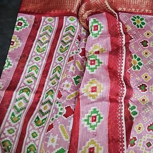 Kalamkari Poly Silk Saree