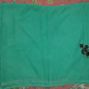 Women's Beautiful Seagreen Saree 💙