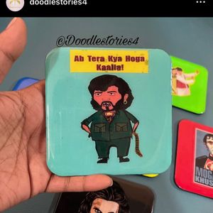 Handmade Bollywood Coasters