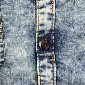 Parx Originals Blue Denim Design Shirt