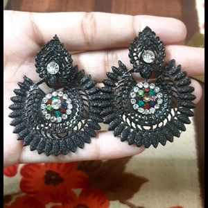 New Unused Oxidised Earings