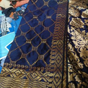 Blue Lahanga Dupatta