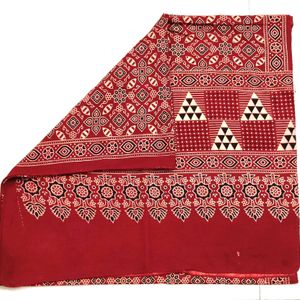 New Pure Cotton Ajrakh Dupatta Stole