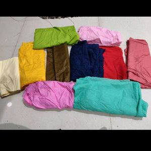 10 Pcs Cotton Half Mtr Each