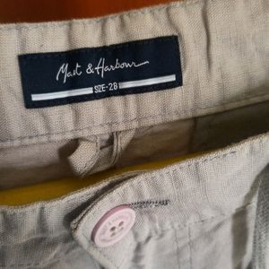 28 Waist NEW Linen Blend Pants