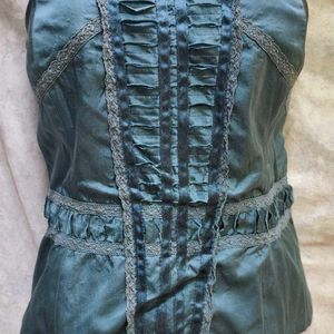 SEXY SEA GREEN CORSET