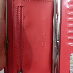 Coral Pink Wallet