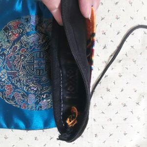 Blue Japanese Sling Bag