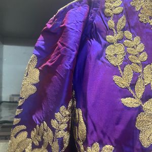 Partywear New Stitched Padded Gown With Dupatta