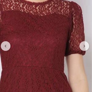 Rio Maroon Women Dress