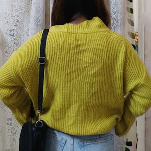 V Cut Sweater