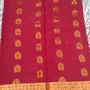 red colour pattu saree