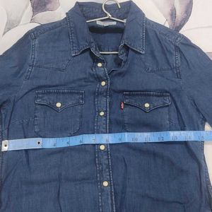 Denim Long Shirt