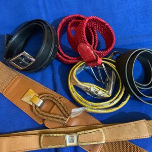 6 Brand New Fancy belts on Sale!!