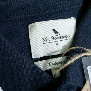 Mr Bowerbird Navy Blue Polo Tshirt (M)New With Tag