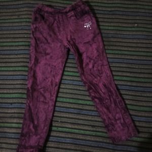 Velvet Pant For Girls