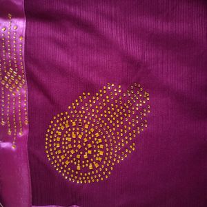 Purple Saree