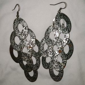 Oxidized Earrings Hanging