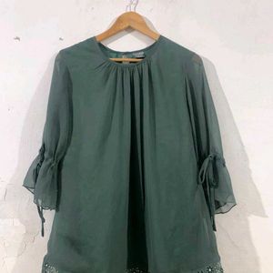 Designer Sea Green Top