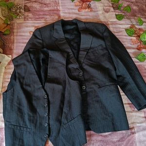 Formal Suit Coat And Waistcoat For Men