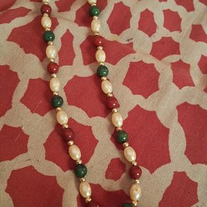 Two Pearl Chains Neckpiece