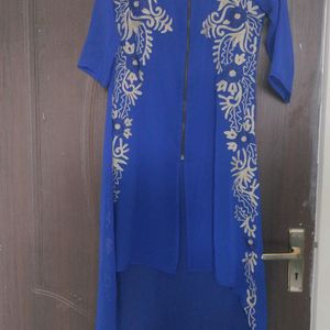 Kurti With Front Zip .