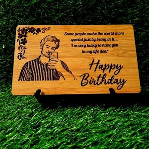 ♥customized Photo  Or Text Engraving MDF