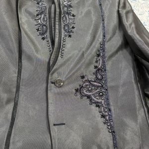 Wedding Coat With Heavy Work