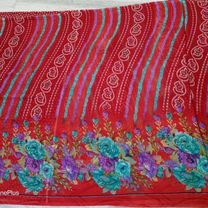 Premium Quality Bandhani Print New Saree