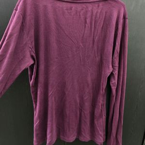 Purple Fitted Top